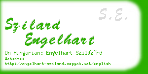 szilard engelhart business card